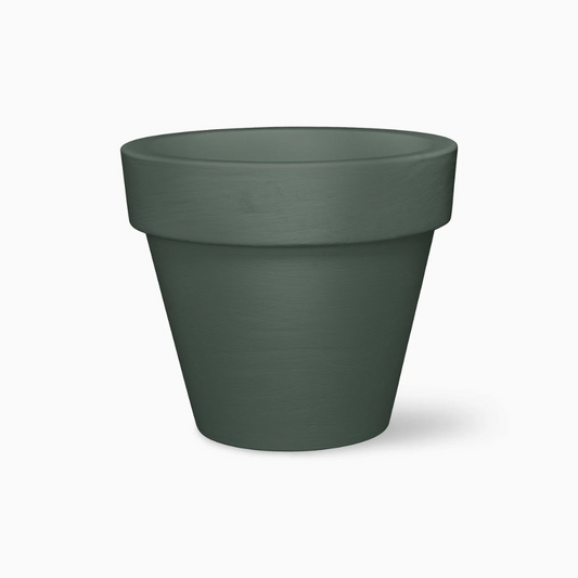 SERRALUNGA 1825 BORDATO LISCIO وعاء كبير باللون الرمادي الداكن