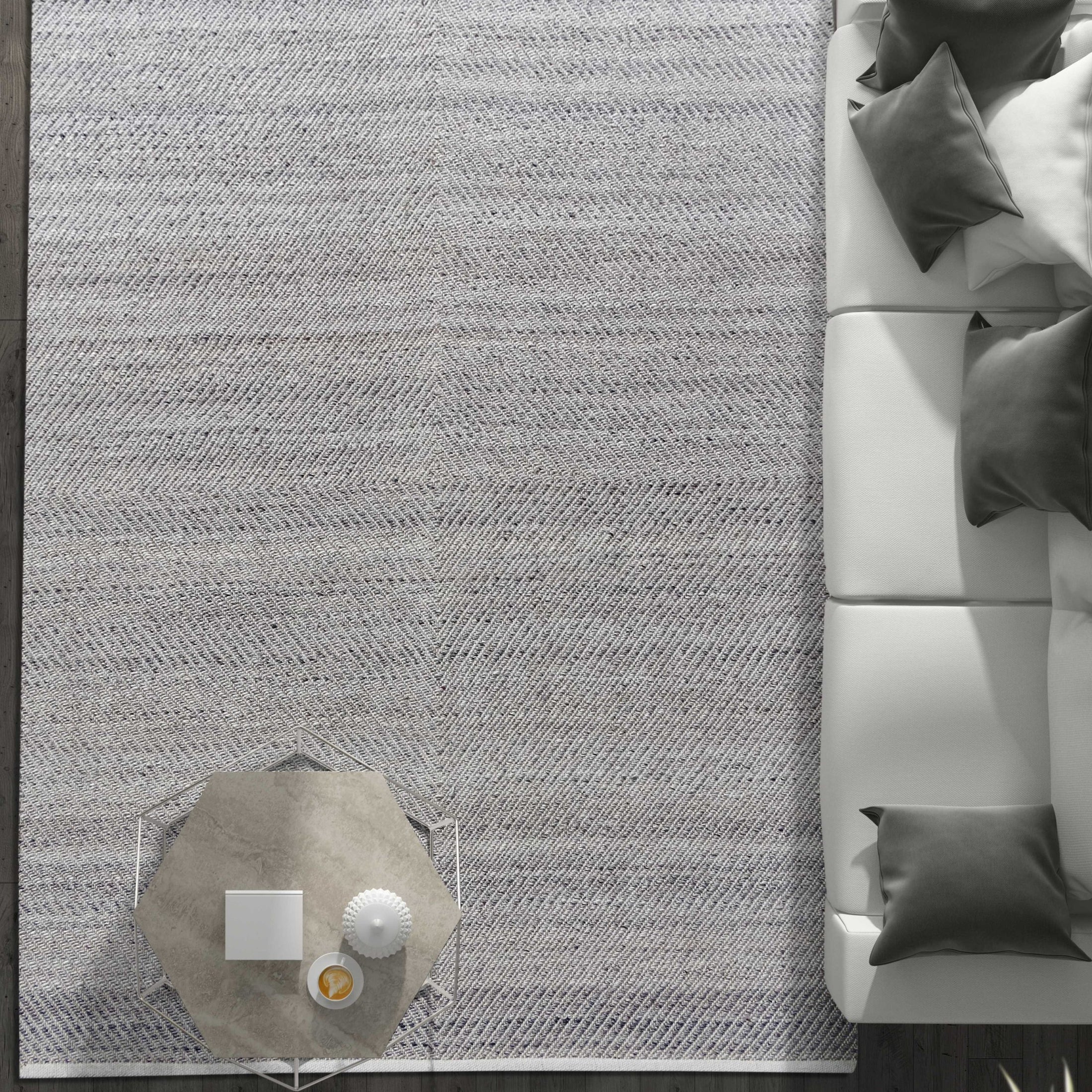 سجادة RUG MANTRA FARMON كبيرة رمادية اللون