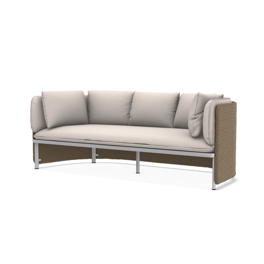 ETHIMO ESEDRA Beige Outdoor Sofa Set With 2 Tables