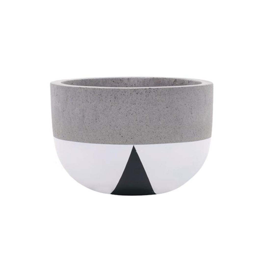 ROSIE POTTERY White Grey Blk 44x29 L