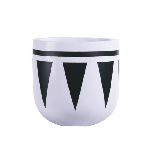 ROSIE POTTERY Black White 40x40 L