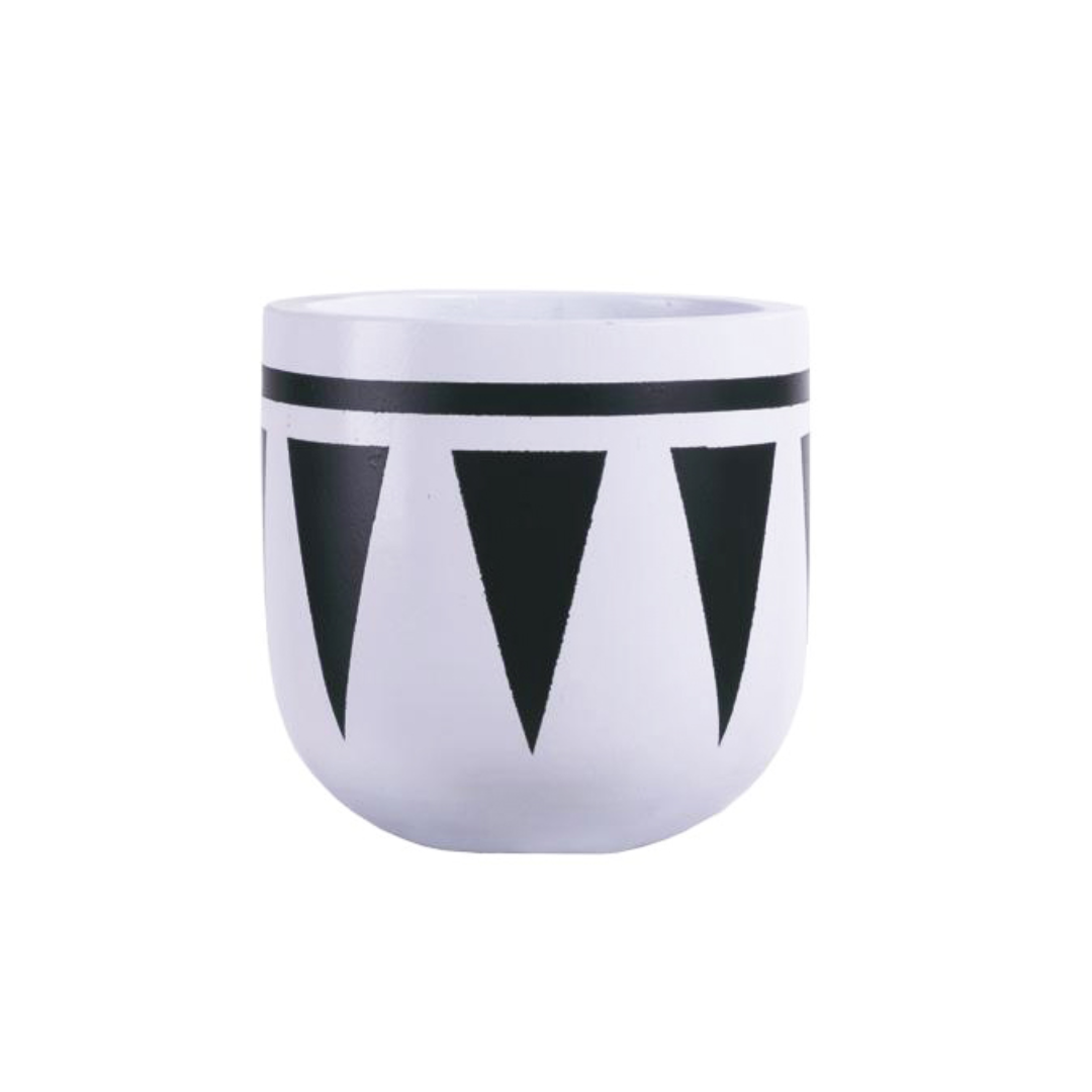 ROSIE POTTERY Black White 30x30 M