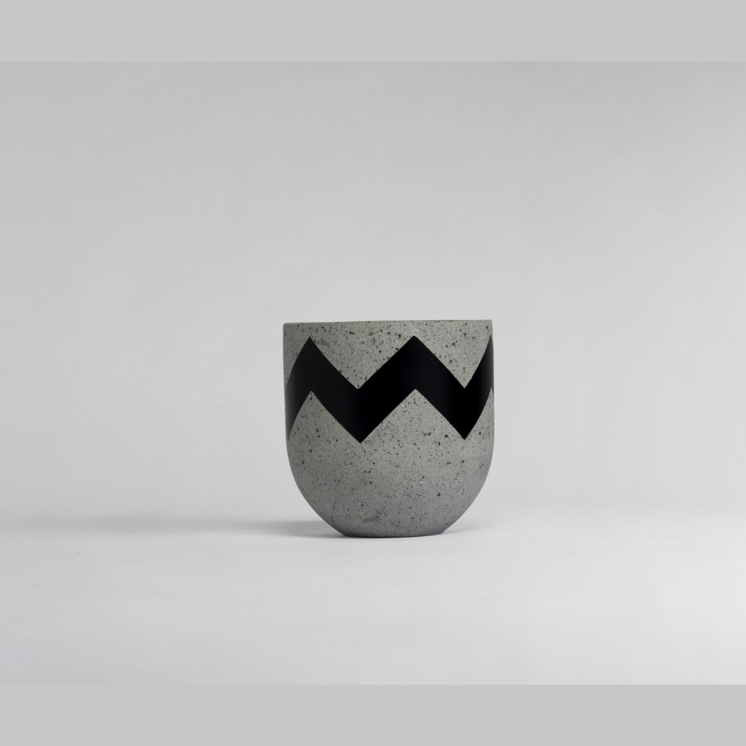 ROSIE POTTERY Black Grey 30x30 M