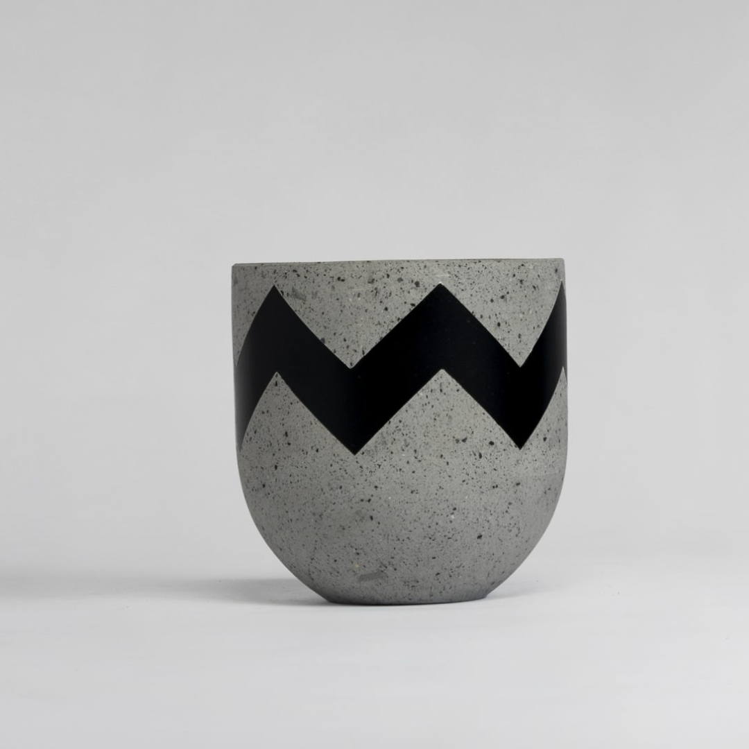 ROSIE POTTERY Black Grey 50x50 XL