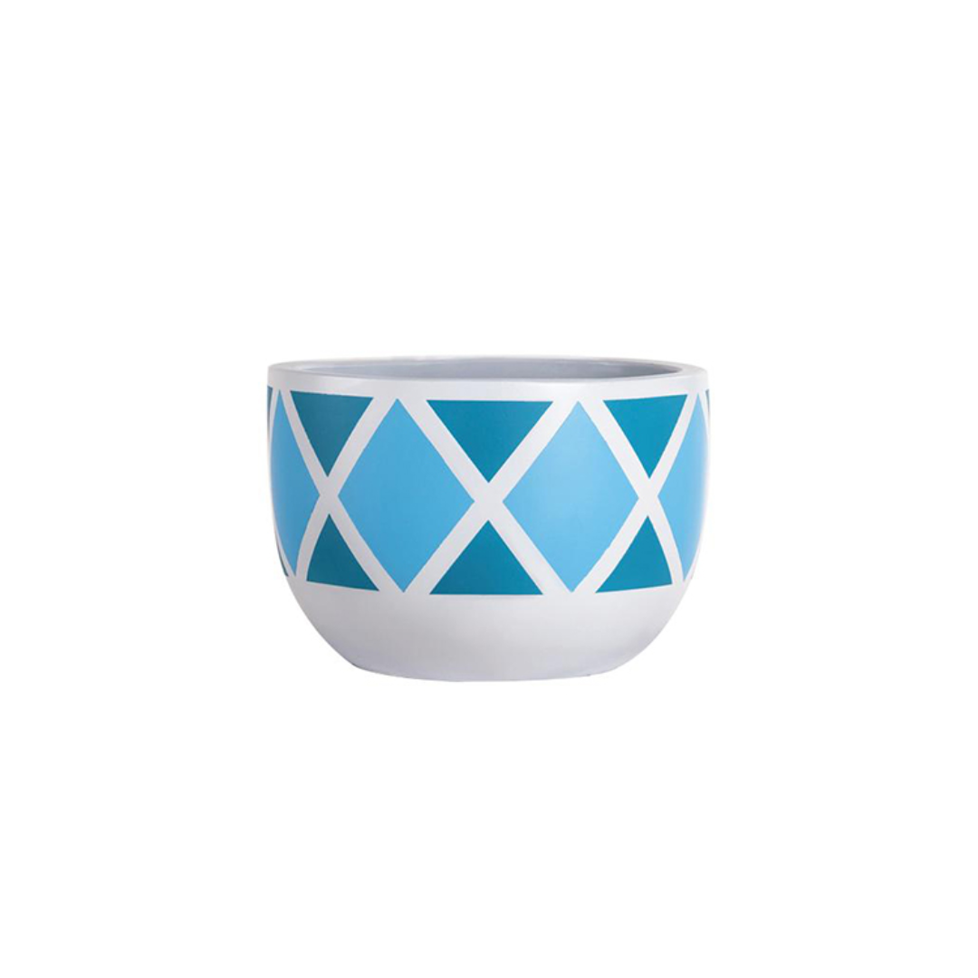 أبيض مزدوج أزرق 26 × 18 S