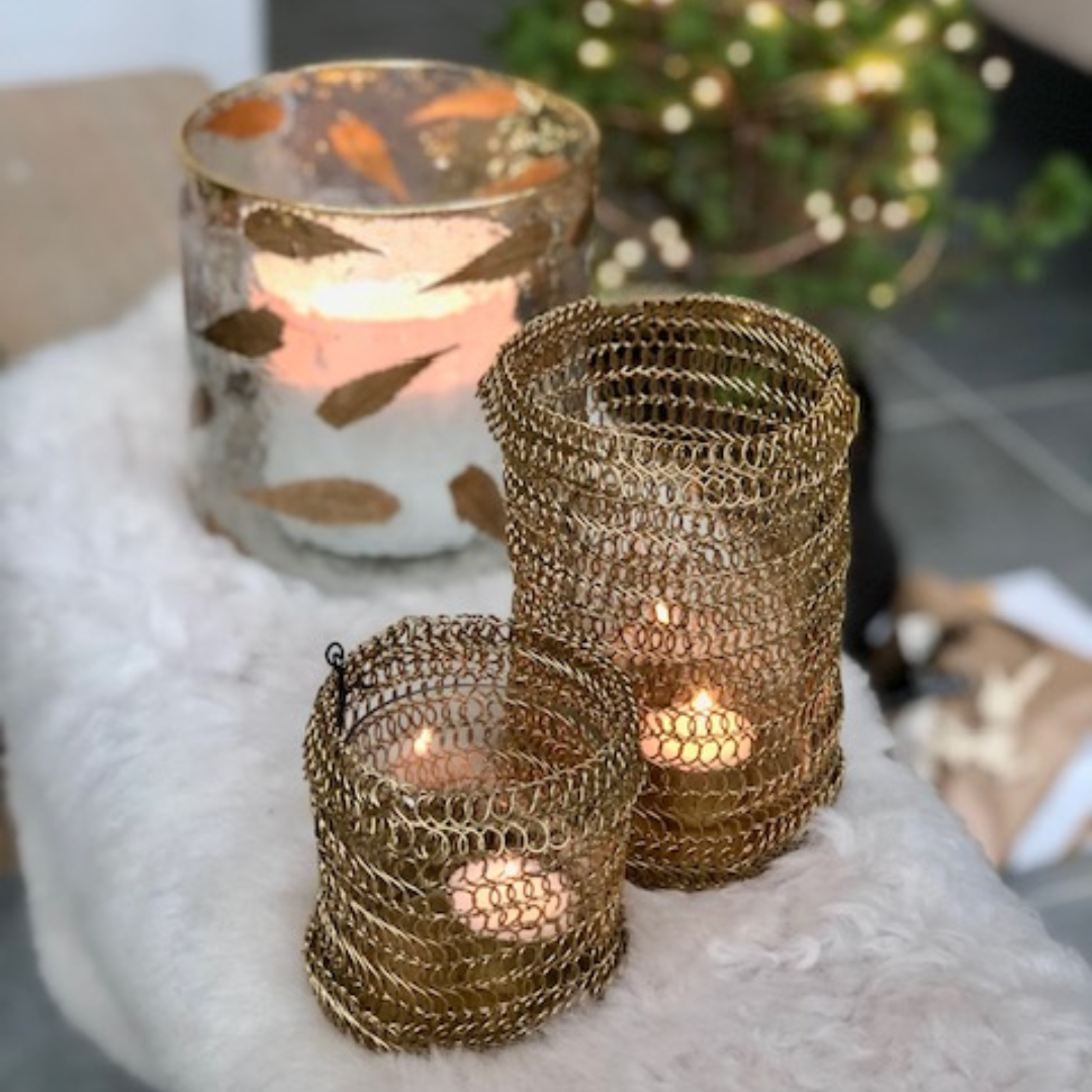 مزهرية ذهبية كبيرة من بلومينجفيل إدجار