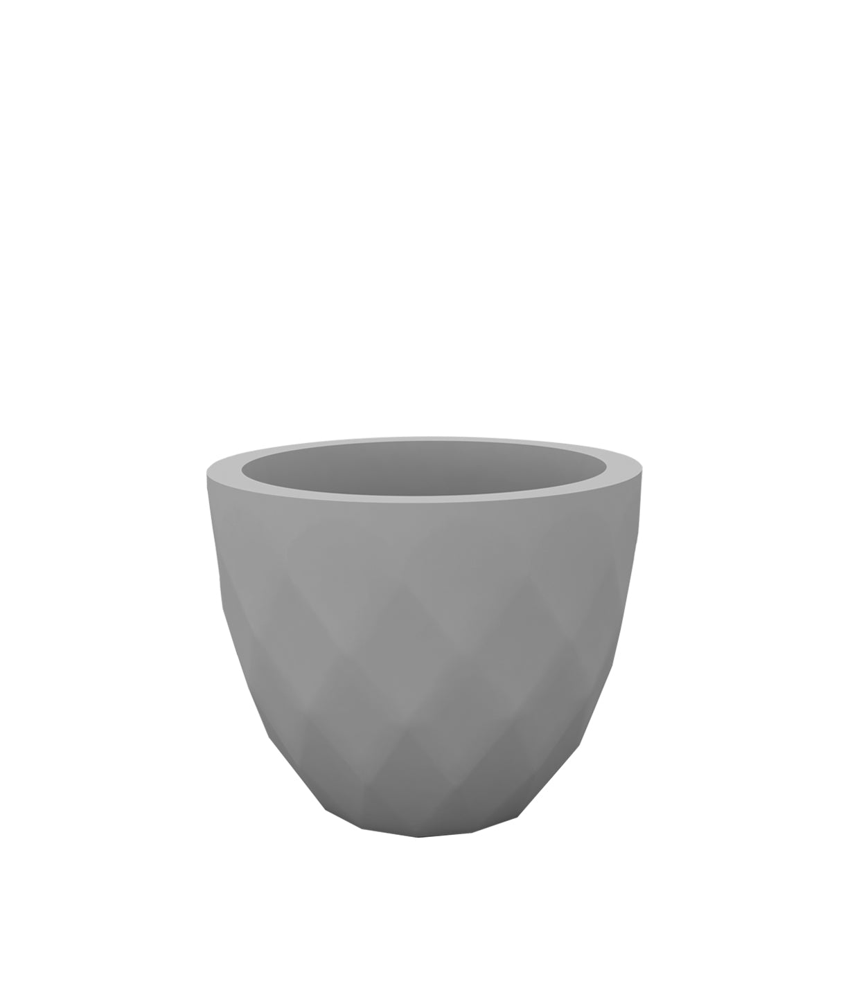 مزهريات فوندوم - وعاء فضي متوسط