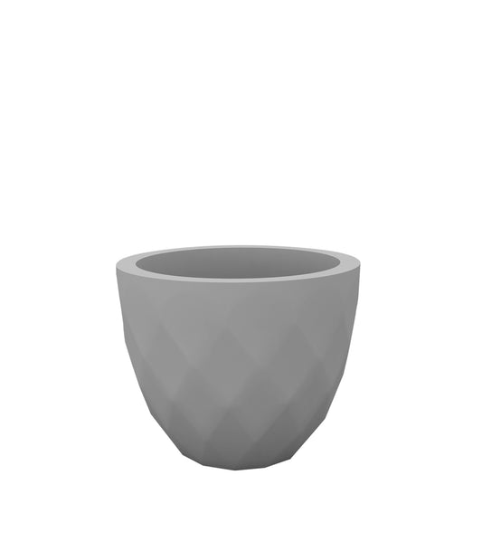 مزهريات فوندوم - وعاء فضي متوسط