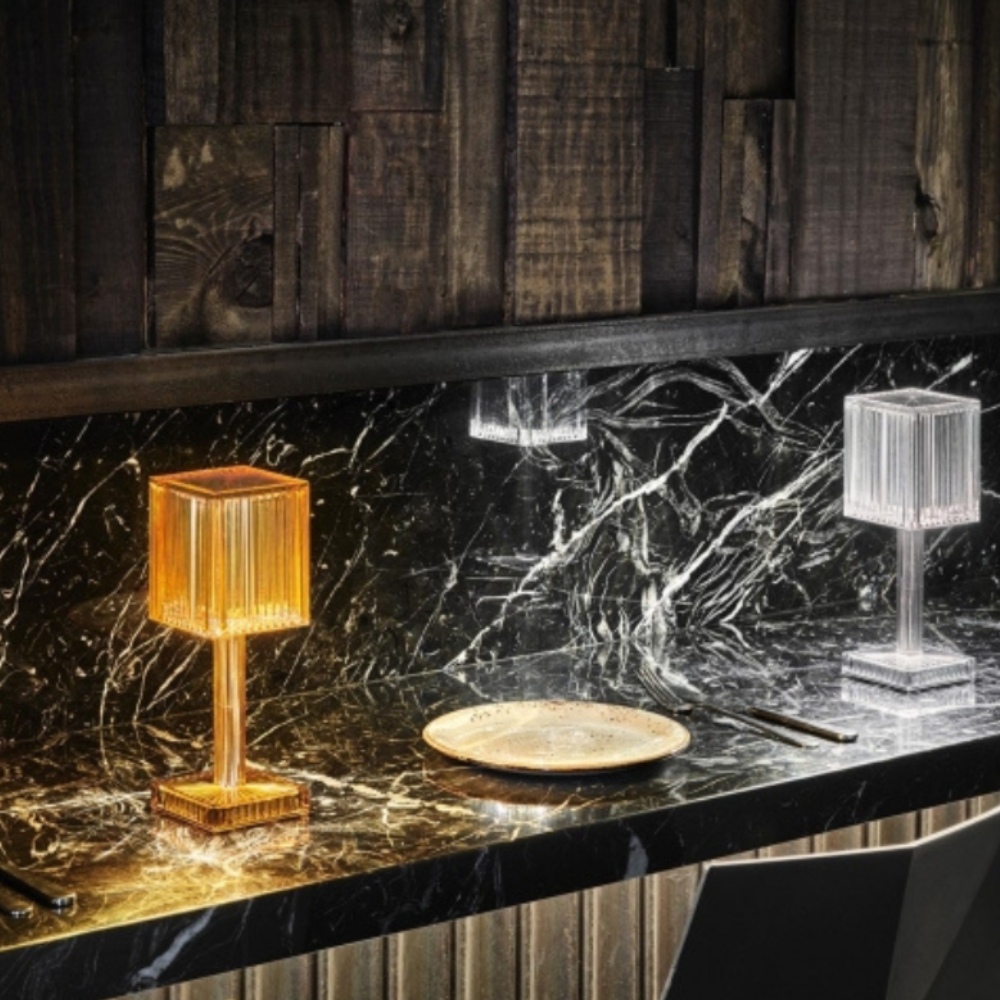VONDOM Gatsby Amber Prisma Table Lamp